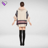Beige Blanket with Fur Collar