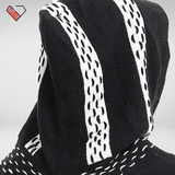 Black and White Plaid Wrap