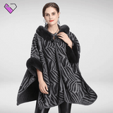 Black and White Poncho
