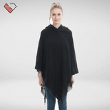 Black Poncho Sweater