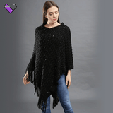 Black Sequin Cape