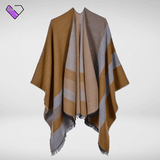 Chocolate Poncho Cape