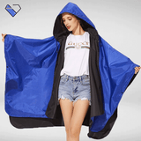 Dark Blue Rain Poncho