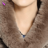 Ethnic Poncho with Fur