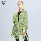 Green Poncho for Women