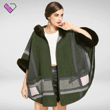 Green Poncho for Women