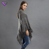Grey Cape Cardigan