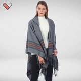 Grey Poncho
