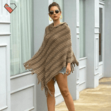 Khaki Brown Poncho