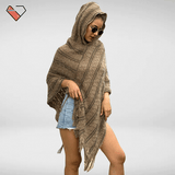 Khaki Green Poncho