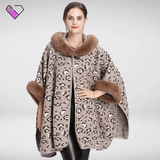 Leopard Pattern Poncho