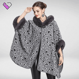 Leopard Print Fur Coat