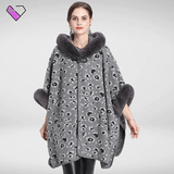Leopard Print Poncho