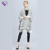 Plaid Capes Coat