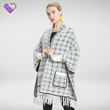 Plaid Capes Ponchos