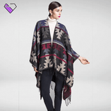 Plaid Poncho