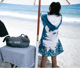 Wolf Blue Poncho