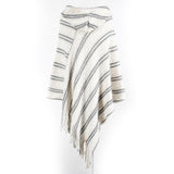 Plush Beige Poncho Sweater