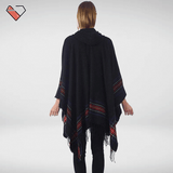 Red and Black Plaid Coat