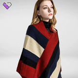 Red and Black Poncho