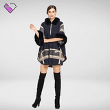 Trendy Cowl Poncho