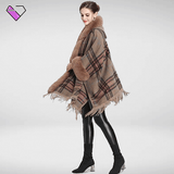 Women Cape with Fur