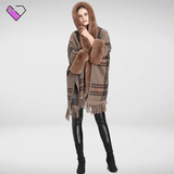 Women Plaid with Fur