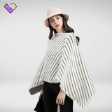 Women's Beige Poncho