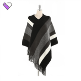 Womens Black Cape Coat
