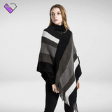 Womens Black Cape Poncho