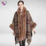 Women Fur Poncho