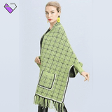 Women's Green Cape