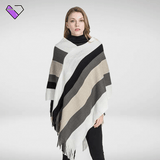 Womens White Poncho