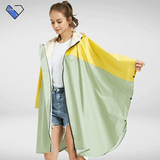 Yellow and Green Rain Poncho