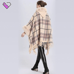 Beige Coat with Fur