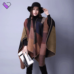 Brown Poncho Cape for Women