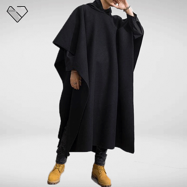Mens winter poncho coat online